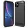 Mobigear Brushed Slim iPhone 11 Hoesje Flexibel TPU Backcover - Zwart