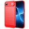 Mobigear Brushed Slim iPhone Air Hoesje Flexibel TPU Backcover - Rood