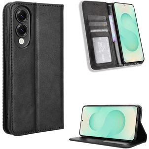 Mobigear Sensation Samsung Galaxy S25 Edge Hoesje Bookcase Portemonnee - Zwart