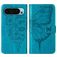 Mobigear Butterfly Google Pixel 9 Hoesje Bookcase Portemonnee - Blauw