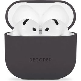 Decoded Apple AirPods 4 Hoesje Flexibel Siliconen - Zwart