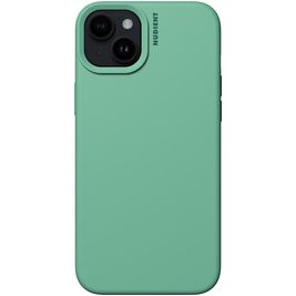 Nudient Base iPhone 15 Plus Siliconen Hoesje Backcover - Mint Green Nudient Base iPhone 15 Plus Siliconen Hoesje Backcover - Mint Green