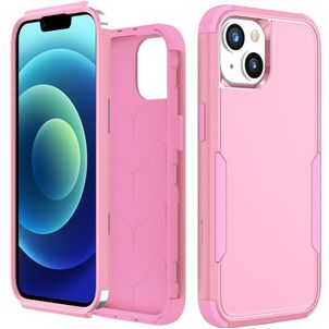 Mobigear Ultra Tough iPhone 15 Hoesje Hardcase Backcover Shockproof - Roze