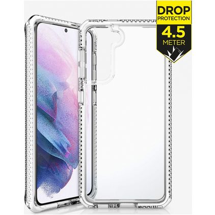 ITSkins SupremeClear Doorzichtig Samsung Galaxy S21 Plus Hoesje Hardcase Backcover Shockproof - Transparant