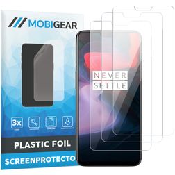 Mobigear OnePlus 6 Screenprotector Folie - Case Friendly (3-Pack)