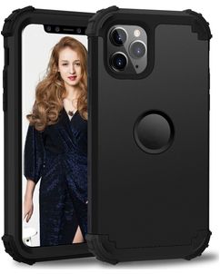 Mobigear Ultra Tough iPhone 11 Pro Max Hoesje Hardcase Backcover Shockproof - Zwart
