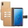 Mobiparts Saffiano Wallet iPhone XS Max Hoesje Bookcase Portemonnee - Copper