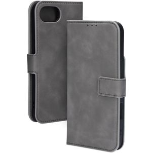 Mobiparts Classic Wallet iPhone 17e MagSafe Hoesje Bookcase - Granite Grey