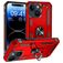 Mobigear Armor Ring iPhone 15 Plus Hoesje Hardcase Backcover Shockproof met Ringhouder - Rood