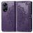 Mobigear Dreamcatcher OPPO A98 Hoesje Bookcase Portemonnee - Paars