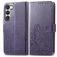 Mobigear Clover Samsung Galaxy A54 Hoesje Bookcase Portemonnee - Paars