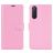 Mobigear Classic Sony Xperia 5 II Hoesje Bookcase Portemonnee - Roze