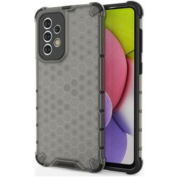 Mobigear Honeycomb Samsung Galaxy A33 Hoesje Hardcase Backcover Shockproof - Zwart