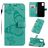 Mobigear Butterfly Samsung Galaxy A71 Hoesje Bookcase Portemonnee - Turquoise