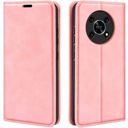 Mobigear Retro Slim HONOR Magic 4 Lite Hoesje Bookcase Portemonnee - Roze