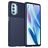 Mobigear Groove Motorola Moto G51 5G Hoesje Flexibel TPU Backcover - Blauw
