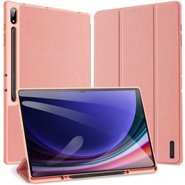 Mobigear Domo Samsung Galaxy Tab S10 Ultra Hoes Bookcase + Stylus Houder - Roze