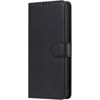 Mobigear Premium Samsung Galaxy A71 Hoesje Bookcase Portemonnee - Zwart