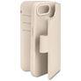 Decoded Detachable Wallet iPhone 16e MagSafe Hoesje Echt Leer Uitneembare 2in1 Bookcase Portemonnee - Clay