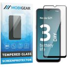 Mobigear Premium Nokia G21 Glazen Screenprotector - Case Friendly - Zwart