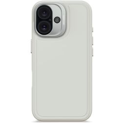 Decoded Stacks iPhone 16 Siliconen MagSafe Hoesje Backcover - Stone Grey