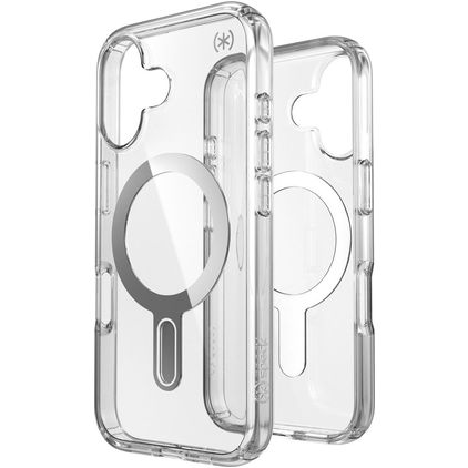 Speck Presidio Perfect Clear Doorzichtig iPhone 16 MagSafe Hoesje Hardcase Backcover Shockproof - Transparant