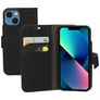 Mobiparts Saffiano Wallet iPhone 13 Mini Hoesje Bookcase Portemonnee - Zwart