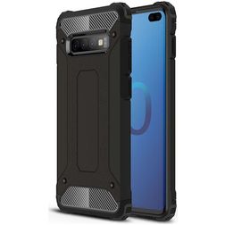 Mobigear Outdoor Samsung Galaxy S10 Plus Hoesje Hardcase Backcover Shockproof - Zwart