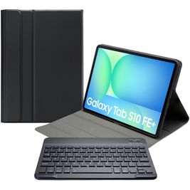 Mobilize Detachable Bluetooth Keyboard Samsung Galaxy Tab S10 FE Plus Hoes QWERTY Bluetooth Toetsenbord Bookcase - Zwart