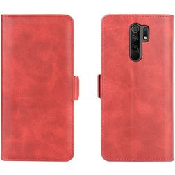 Mobigear Slim Magnet Xiaomi Redmi 9 Hoesje Bookcase Portemonnee - Rood