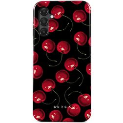 Burga Tough Samsung Galaxy A14 Hoesje Hardcase Backcover Shockproof - Zwart / Rood