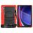 Mobigear SureGrip Xtreme Samsung Galaxy Tab S9 Ultra Hoes Hard Kunststof,Siliconen Backcover + Schouderband + Standaard - Zwart / Rood