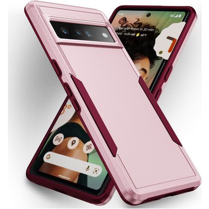 Mobigear Heavy Armor Google Pixel 7 Pro Hoesje Hardcase Backcover Shockproof - Roze