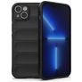 Mobigear Bumpy iPhone 14 Plus Hoesje Flexibel TPU Backcover - Zwart
