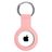 Xccess Keychain Apple AirTag Hoesje Flexibel Siliconen Sleutelhanger - Roze