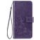 Mobigear Clover Samsung Galaxy S20 Hoesje Bookcase Portemonnee - Paars