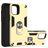 Mobigear Armor Ring iPhone 12 Pro Max Hoesje Hardcase Backcover Shockproof met Ringhouder - Goud