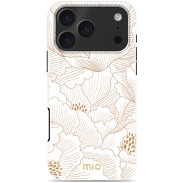 MIO iPhone 17 Pro MagSafe Hoesje Hardcase Backcover - White Roses