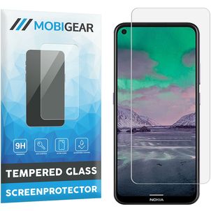 Mobigear Nokia 3.4 Glazen Screenprotector - Case Friendly