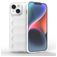 Mobigear Bumpy iPhone 15 Hoesje Flexibel TPU Backcover - Wit