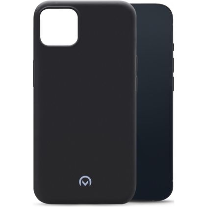 Mobilize Rubber Gelly iPhone 13 Hoesje Flexibel TPU Backcover - Matt Black
