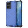 Mobigear Honeycomb OPPO Reno 7 4G Hoesje Hardcase Backcover Shockproof - Blauw
