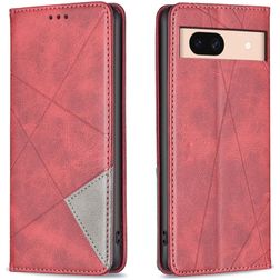 Mobigear Rhombus Slim Google Pixel 8a Hoesje Bookcase - Rood