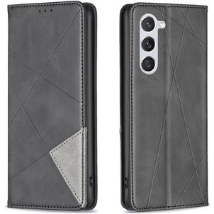 Mobigear Rhombus Slim Samsung Galaxy S24 Hoesje Bookcase - Zwart