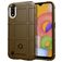 Mobigear Rugged Shield Samsung Galaxy A01 Hoesje Flexibel TPU Backcover Shockproof - Bruin