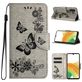 Mobigear Butterfly Samsung Galaxy A35 Hoesje Bookcase Portemonnee - Grijs