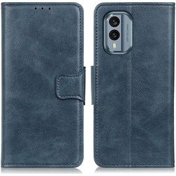 Mobigear Classy Nokia X30 Hoesje Bookcase Portemonnee - Blauw