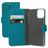 Mobiparts Saffiano Wallet iPhone 11 Pro Hoesje Bookcase Portemonnee - Turquoise