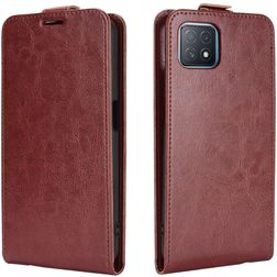 Mobigear OPPO A73 5G Hoesje Flipcase - Bruin