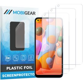 Mobigear Samsung Galaxy A11 Screenprotector Folie - Case Friendly (3-Pack)